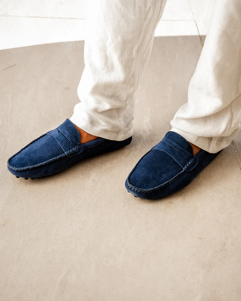 Mocassin en daim homme Mocassia