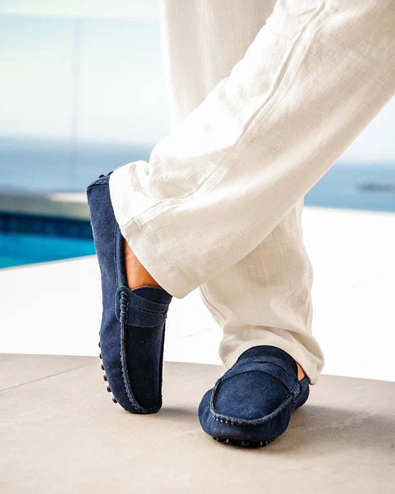 Mocassin en daim homme Mocassia