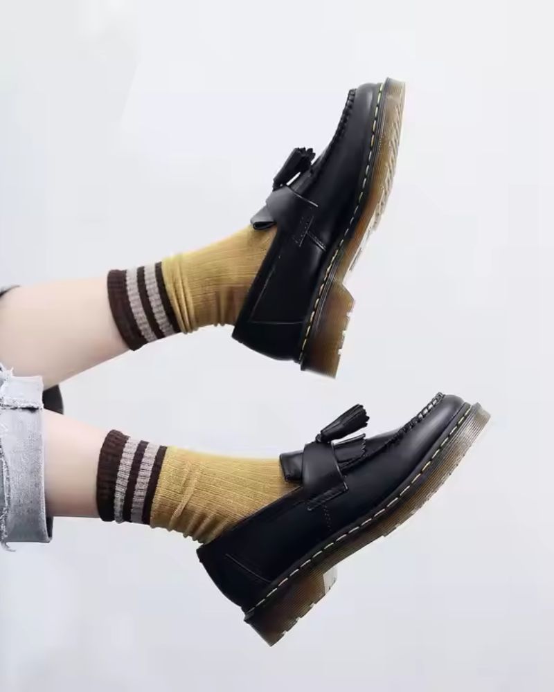 Mocassin en cuir Femme Queens