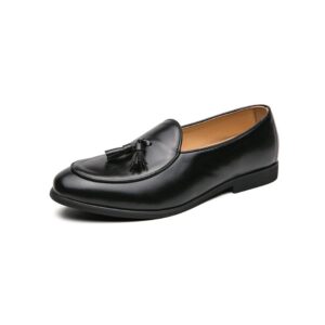 Mocassin à gland homme en cuir