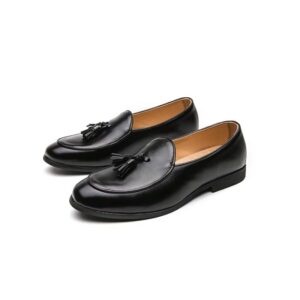 Mocassin à gland homme en cuir