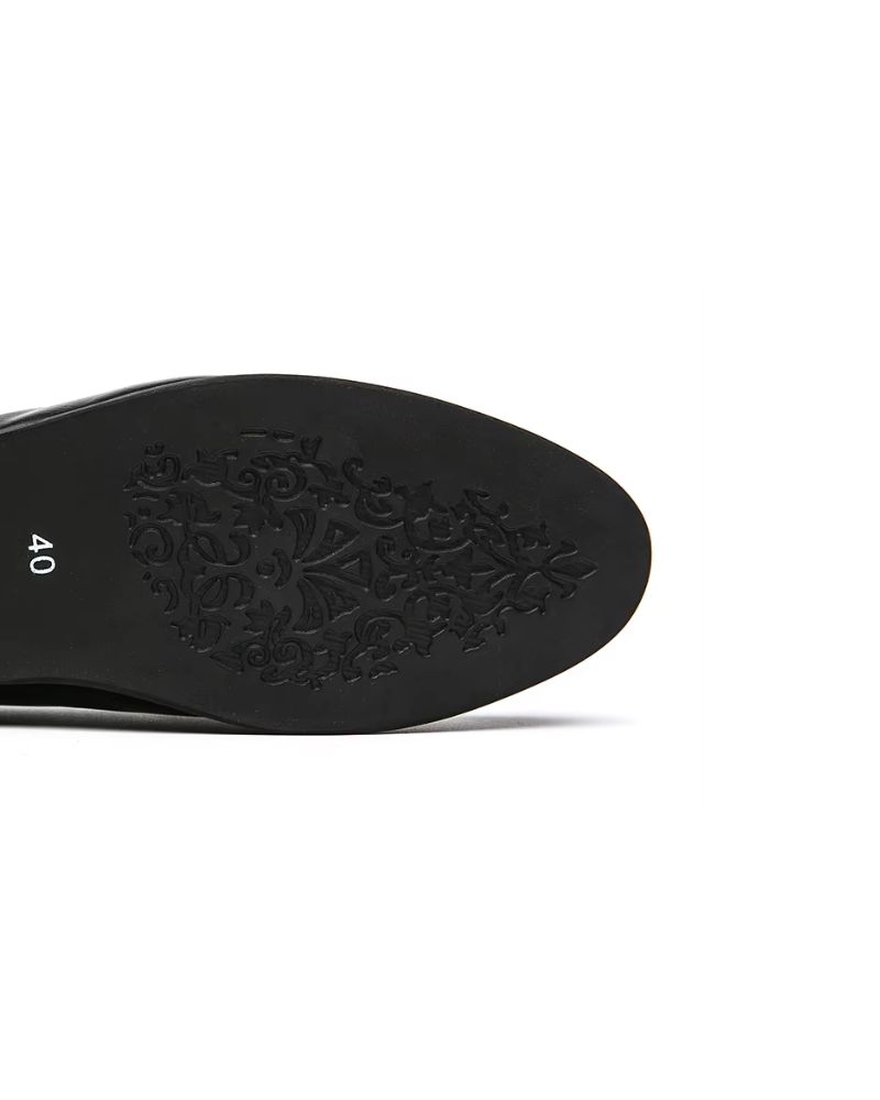 Mocassin à gland homme en cuir