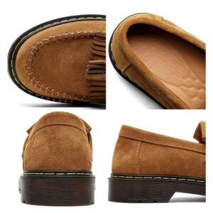 Mocassin a gland en daim homme Old money